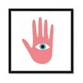 Picture of Hand Eye  _GroupedProduct_Square_Framed_Matted_