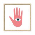 Picture of Hand Eye  _GroupedProduct_Square_Framed_Matted_