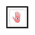 Picture of Hand Eye  _GroupedProduct_Square_Framed_Matted_