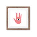 Picture of Hand Eye  _GroupedProduct_Square_Framed_Matted_