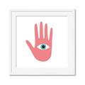 Picture of Hand Eye  _GroupedProduct_Square_Framed_Matted_