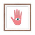 Picture of Hand Eye  _GroupedProduct_Square_Framed_Matted_