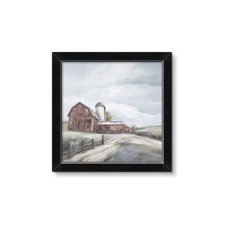 Picture of Old Brown Barn II  _GroupedProduct_Square_Framed_Matted_