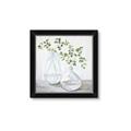 Picture of Green stem clear vase _GroupedProduct_Square_Framed_Matted_