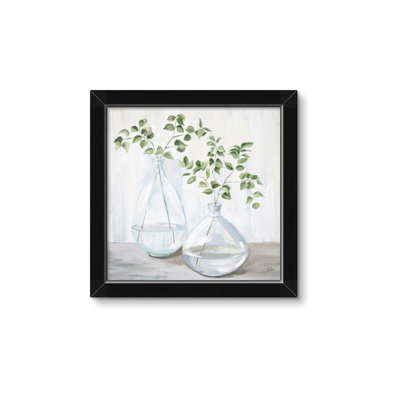 Picture of Green stem clear vase _GroupedProduct_Square_Framed_Matted_