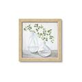 Picture of Green stem clear vase _GroupedProduct_Square_Framed_Matted_