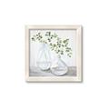 Picture of Green stem clear vase _GroupedProduct_Square_Framed_Matted_