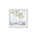 Picture of Green stem clear vase _GroupedProduct_Square_Framed_Matted_