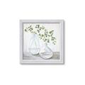 Picture of Green stem clear vase _GroupedProduct_Square_Framed_Matted_