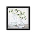 Picture of Green stem clear vase _GroupedProduct_Square_Framed_Matted_
