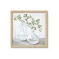 Picture of Green stem clear vase _GroupedProduct_Square_Framed_Matted_
