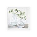 Picture of Green stem clear vase _GroupedProduct_Square_Framed_Matted_