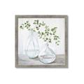 Picture of Green stem clear vase _GroupedProduct_Square_Framed_Matted_