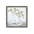Picture of Green stem clear vase _GroupedProduct_Square_Framed_Matted_