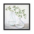 Picture of Green stem clear vase _GroupedProduct_Square_Framed_Matted_