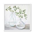Picture of Green stem clear vase _GroupedProduct_Square_Framed_Matted_