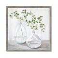 Picture of Green stem clear vase _GroupedProduct_Square_Framed_Matted_