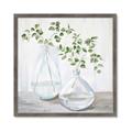 Picture of Green stem clear vase _GroupedProduct_Square_Framed_Matted_