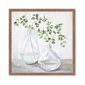 Picture of Green stem clear vase _GroupedProduct_Square_Framed_Matted_