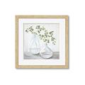 Picture of Green stem clear vase _GroupedProduct_Square_Framed_Matted_