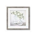 Picture of Green stem clear vase _GroupedProduct_Square_Framed_Matted_