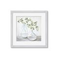 Picture of Green stem clear vase _GroupedProduct_Square_Framed_Matted_