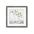 Picture of Green stem clear vase _GroupedProduct_Square_Framed_Matted_