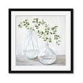 Picture of Green stem clear vase _GroupedProduct_Square_Framed_Matted_