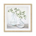 Picture of Green stem clear vase _GroupedProduct_Square_Framed_Matted_