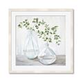 Picture of Green stem clear vase _GroupedProduct_Square_Framed_Matted_