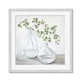 Picture of Green stem clear vase _GroupedProduct_Square_Framed_Matted_