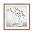 Picture of Green stem clear vase _GroupedProduct_Square_Framed_Matted_