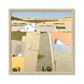 Picture of Multicolour Farm Landscape _GroupedProduct_Square_Framed_Matted_