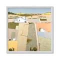 Picture of Multicolour Farm Landscape _GroupedProduct_Square_Framed_Matted_