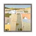 Picture of Multicolour Farm Landscape _GroupedProduct_Square_Framed_Matted_