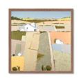 Picture of Multicolour Farm Landscape _GroupedProduct_Square_Framed_Matted_