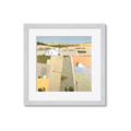 Picture of Multicolour Farm Landscape _GroupedProduct_Square_Framed_Matted_