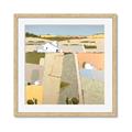Picture of Multicolour Farm Landscape _GroupedProduct_Square_Framed_Matted_
