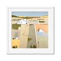 Picture of Multicolour Farm Landscape _GroupedProduct_Square_Framed_Matted_