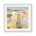 Picture of Multicolour Farm Landscape _GroupedProduct_Square_Framed_Matted_