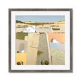 Picture of Multicolour Farm Landscape _GroupedProduct_Square_Framed_Matted_