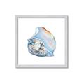 Picture of Watercolor shell I _GroupedProduct_Square_Framed_Matted_