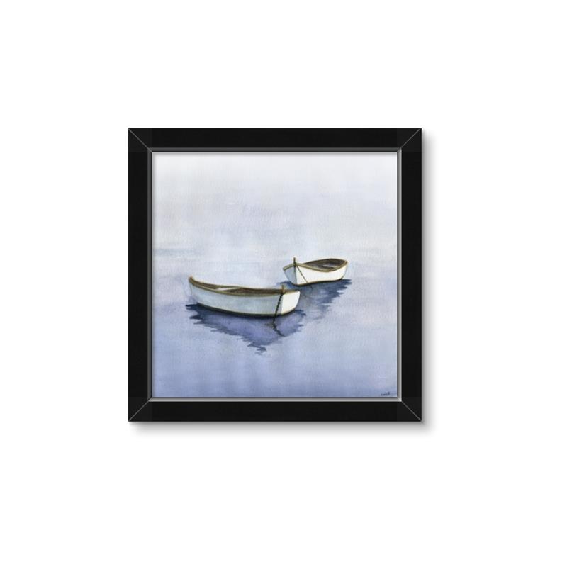 Picture of Boats on a lake ll _GroupedProduct_Square_Framed_Matted_