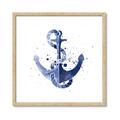 Picture of Blue Anchor _GroupedProduct_Square_Framed_Matted_