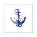 Picture of Blue Anchor _GroupedProduct_Square_Framed_Matted_