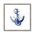 Picture of Blue Anchor _GroupedProduct_Square_Framed_Matted_