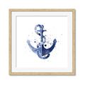 Picture of Blue Anchor _GroupedProduct_Square_Framed_Matted_