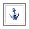 Picture of Blue Anchor _GroupedProduct_Square_Framed_Matted_