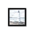 Picture of White  Lighthouse _GroupedProduct_Square_Framed_Matted_