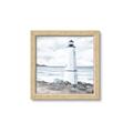 Picture of White  Lighthouse _GroupedProduct_Square_Framed_Matted_
